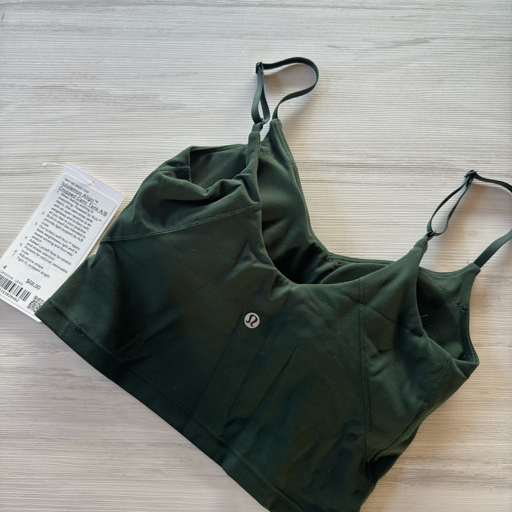 Lululemon Align Cropped Cami Tank Top